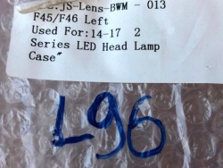 вклад коробка фары led левая передняя для BMW 2 F45 F46 до рестайлинга 2014-2017