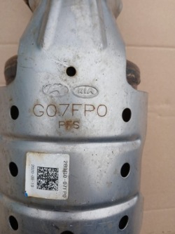DPF фильтр твердых частиц kia RIO IV РЕСТАЙЛИНГ 1.0