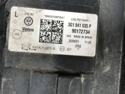 vw PASSAT B8 рестайлинг 3G1 фара full led левая 3G1941035P