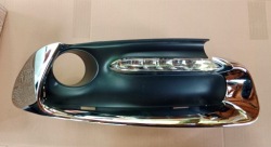 renault SCENIC III рестайлинг 2013+ led + хром + решетка