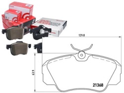 комплект датчик износа тормозных колодок Brembo 9195077 9054129