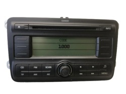 SKODA FABIA II радио CD 5J0035161A