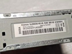 радио SKODA FABIA II 2 ROOMSTER 5J0 2007-2014 5J0035161A