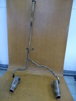 TOYOTA HILUX 07r глушитель труба хром выхлоп