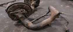 рычаг подвески + ступица левый зад mercedes-benz VANEO W414