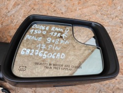 зеркало правое Dodge RAM V 1500 9+8 17 пин 68276506AD ассистент
