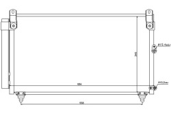 ниссенс 940191 конденсатор, радиатор кондиционера