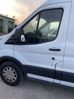 дверь передняя левая FORD TRANSIT MK8 белый европа голые 14-23 год
