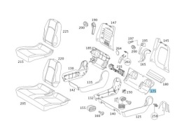 нижняя защита кресло 3 л ср MERCEDES VITO W639