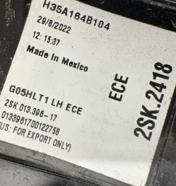 BMW X5 G05 фонари задние европа комплект 5A0DB05 5A164B1 5A164B2 5A0DB06