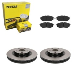 2× textar 92199203 тормозной диск 2422201 тормозные колодки subaru 18MM WVA24222 с