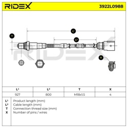 ridex 3922L0988 лямбда-зонд