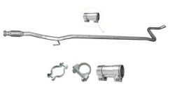 peugeot 207 1.4 50/51kW (2006-3/2008) хэтчбек труба центральная