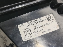 фонарь левый led SKODA OCTAVIA 4 IV 5E3945207A /