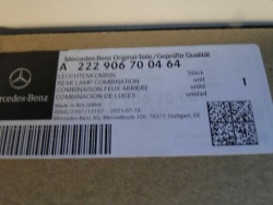 MERCEDES s класс W222 222 фонарь рестайлинг задний правый