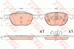 trw GDB2059 комплект датчик износа тормозных колодок, тормоз