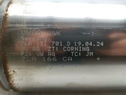 катализатор DPF фильтр твердых частиц vw CALIFORNIA T6 7LA253059R oe