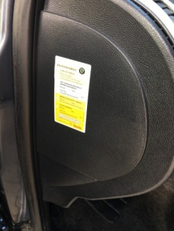 заглушка консоли правая левый SKODA FABIA 2 II 2007-2014