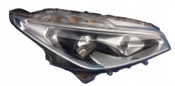 фара правая peugeot и рестайлинг 208 16-19 oe линза+led