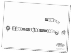 Corteco 19032507 тормозной шланг