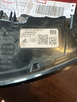 фонарь правый ROVER Range Evoque L551 K8D213404AD oe