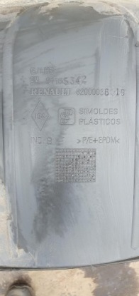 подкрылки левый зад renault TRAFIC II РЕСТАЙЛИНГ 82000036019