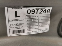 механизм стекл Двери левых передних MERCEDES W169