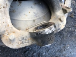 поворотный кулак, цапфа левая передняя Range Rover Sport L320 3.6 d автомат 4X4