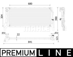 mahle CR 2306 000P радиатор охлаждения, система Двигателя
