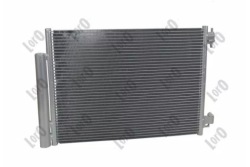 конденсатор, радиатор кондиционера abakus 010-016-0002