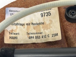 ролета багажника Audi A8 S8 D4 4H 4H4863412C