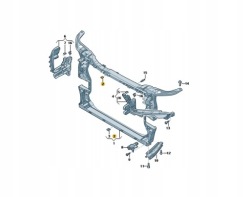 гайка ремня переднего Audi N90688703