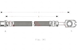 trw PHD351 тормозной шланг