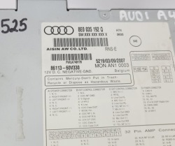 Audi A4 B6 B7 радио NAVI маркировка меню пл 8E0035192Q