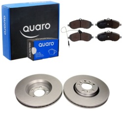 2× quaro QD3465 тормозной диск тормозные колодки CITROEN перед 07-