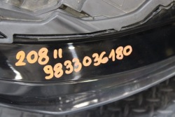фара правая peugeot 208 II 2 9833036180