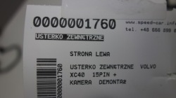 volvo XC40 зеркало левый 15PIN