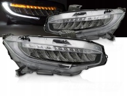 фары диодные Honda Civic X 16-21R led дневные динамик