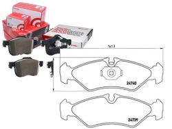 комплект датчик износа тормозных колодок Brembo 4212410 A00 342