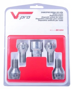 ВИНТ vt-pro M12x1.50 коническая ключ 17, 19 22 мм 4 штук.