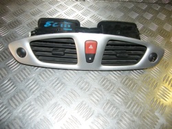 панель рамка воздухозаборник жалюзи потока воздуха центральная SCENIC III