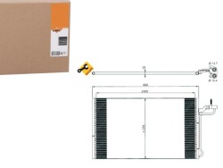 NRF35882 конденсатор кондиционера volvo C30/V50 04-