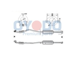 ойодо 20N0120-OYO фильтр твердых частиц, система выпускной
