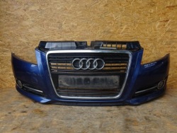 Audi A3 8P РЕСТАЙЛИНГ бампер передний Black комплект LX5Q