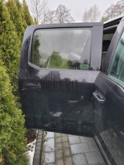 FORD F150 F-150 2015-2020 дверь правая задняя черная # .