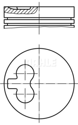 mahle 029 82 13 поршень