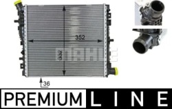 mahle CR 78 000P радиатор охлаждения, система Двигателя