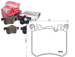 комплект датчик износа тормозных колодок Brembo 34114073048 341
