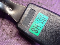 Chevrolet SPARK II 05-10 защелка ремень безопасности правый перед 05051303 2