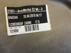2009 SKODA OCTAVIA Mk2 (1Z) механизм Стекла задней без Двигателя 1Z0839655F
